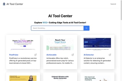 AI Tool Center preview